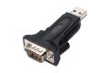 Konwerter / Adapter USB-A 2.0 męski do RS485 (DB9) męski + 3-pinowa listwa śrubowa| Chipset FTDI FT232RL | z dodatkowym kablem 0.8m