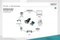Konwerter / Adapter USB-A 2.0 męski do RS485 (DB9) męski + 3-pinowa listwa śrubowa| Chipset FTDI FT232RL | z dodatkowym kablem 0.8m