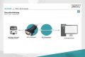 Konwerter / Adapter USB-A 2.0 męski do RS485 (DB9) męski + 3-pinowa listwa śrubowa| Chipset FTDI FT232RL | z dodatkowym kablem 0.8m