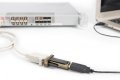 Konwerter / Adapter USB-A 2.0 męski do RS232 (DB9) męski | Chipset Prolific PL2303GT | Mocowanie na śruby | z dodatkowym kablem 0.8m