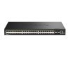 Przełącznik Smart DGS-1530-52P/E 48 portów GE PoE(30W) + 4 porty 10G SFP+ 370W