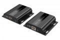 Przedłużacz (extender) po skrętce kat.6 HDMI 4K/60Hz przez IP 1G lub do 120m/200m, max. 253 odbiorniki, sterowanie IR - zestaw (odbiornik/nadajnik)