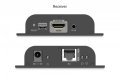 Przedłużacz (extender) po skrętce kat.6 HDMI 4K/60Hz przez IP 1G lub do 120m/200m z PoE, max. 253 odbiorniki, sterowanie IR - zestaw