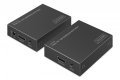 Przedłużacz (extender) po skrętce kat.6 HDMI 4K/30Hz z KVM USB 1.1 do 40m/70m, max. 253 odbiorniki, sterowanie IR - zestaw (odbiornik/nadajnik)