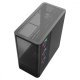 Obudowa VOLCANO AQ300 MID RGB GLASS 4 wentylatory czarna