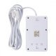 Listwa zasilająca MCE393 W 4 gniazdka, 3xUSB, 110-240V AC 50/60Hz. 2.1A max 2500W, 3m biała