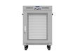 Szafa instalacyjna rack stojąca 19 cali 15U 600x600 drzwi perforowane LCD (Flat pack) szara