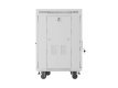 Szafa instalacyjna rack stojąca 19 cali 15U 600x600 drzwi perforowane LCD (Flat pack) szara