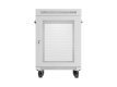 Szafa instalacyjna rack stojąca 19 cali 15U 600x600 drzwi perforowane LCD (Flat pack) szara