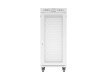 Szafa instalacyjna rack stojąca 19 cali 27U 600x800 drzwi perforowane LCD szara (Flat pack)