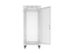 Szafa instalacyjna rack stojąca 19 cali 27U 600x800 drzwi perforowane LCD szara (Flat pack)