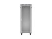 Szafa instalacyjna rack stojąca 19" 32U 600x800 szara drzwi     przeszkolne  LCD ( Flat pack)