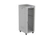 Szafa instalacyjna rack stojąca 19" 32U 600x800 szara drzwi     przeszkolne  LCD ( Flat pack)