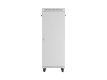 Szafa instalacyjna rack stojąca 19" 32U 600x800 szara drzwi     przeszkolne  LCD ( Flat pack)