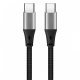 Kabel Typu C IKUTC1B 1M Czarny
