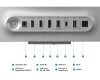 Monitor 27 cali Odyssey G80SH OLED 3840x2160 UHD 16:9 2xHDMI 1xDP 2xUSB 3.2 1xUSB-C 90W 0,03ms 240Hz HAS+PIV płaski 2Yd2d (LS27HG800SUXEN)
