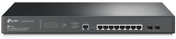 TP-Link Omada SG3210XHP-M2 przełącznik sieciowy Zarządzany L2+ 2.5G Ethernet (100/1000/2500) Obsługa PoE 1U Czarny