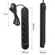 Listwa zasilająca MCE395 B 5 gniazd 3xUSB, 110-240V AC 50/60Hz, 2.1A max 2500W, czarna