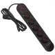 Listwa zasilająca MCE395 B 5 gniazd 3xUSB, 110-240V AC 50/60Hz, 2.1A max 2500W, czarna
