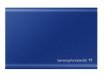 Dysk Samsung SSD T7 Portable 2TB MU-PC2T0H/WW niebieski