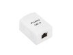 Gniazdo natynkowe 1x RJ45 Kat.6 białe ekranowane