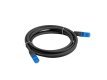 Patchcord kat.6a S/FTP CCA 1.0m Czarny