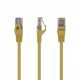 Patch cord Kat.6 UTP 1m żółty