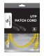 Patch cord Kat.6 UTP 1m żółty