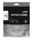 Patch cord UTP kat.6 5m szary