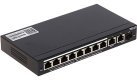 Ruijie Networks RG-ES210GS-P łącza sieciowe Zarządzany L2 Gigabit Ethernet (10/100/1000) Obsługa PoE Czarny
