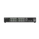 Ruijie Networks RG-ES220GS-P łącza sieciowe Zarządzany L2 Gigabit Ethernet (10/100/1000) Obsługa PoE Czarny