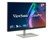 Viewsonic VP Series VP2766-2K monitor komputerowy 68,6 cm (27") 2560 x 1440 px Quad HD LED Srebrny, Czarny