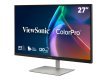 Viewsonic VP Series VP2766-2K monitor komputerowy 68,6 cm (27") 2560 x 1440 px Quad HD LED Srebrny, Czarny