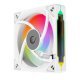 RAMPAGE WENTYLATOR DO OBUDOWY 120MM 1800RPM INFINITE LOOP ARGB WHITE PWM