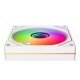 RAMPAGE WENTYLATOR DO OBUDOWY 120MM 1800RPM INFINITE LOOP ARGB WHITE PWM