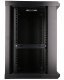 Extralink Szafa rack 12U 600x450 Czarna montowana na ścianie