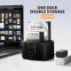 ADSA-SC Stacja dokująca, USB 3.2 Gen 1 - 2x SATA 6G 2.5"/3.5" SSD/HDD CLONE DUAL