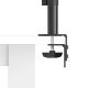 Hama 00220899 uchwyt / stojak do monitorów 68,6 cm (27") Biurko Czarny