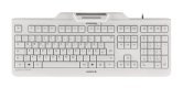 Klawiatura CHERRY KC 1000 SC - USB - Szwajcaria - Pale Grey