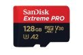 Karta pamięci Extreme Pro microSDXC 128GB 200/90 MB/s A2 V30