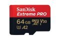 Karta pamięci Extreme Pro microSDXC 64GB 200/90 MB/s A2 V30