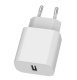 Ładowarka USB-A 2.4A biała