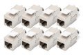 Digitus Moduł CAT 6A Keystone, ekranowany, beznarzędziowe złącze montażowe - 8 szt.