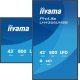 iiyama LH4366UHSB-B1AG signage display Płaski panel Digital Signage 109,2 cm (43") LCD Wi-Fi 800 cd/m2 4K Ultra HD Czarny Procesor wbudowany Android 24/7