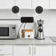 Listwa zasilająca MCE391 B 6 gniazd 4xUSB-A 1xUSB-C, 110-240V AC 50/60Hz, 2.1A max 2500W, czarna