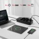 Listwa zasilająca MCE391 B 6 gniazd 4xUSB-A 1xUSB-C, 110-240V AC 50/60Hz, 2.1A max 2500W, czarna