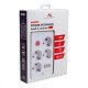 Listwa zasilająca MCE392 W 4 gniazda 3xUSB, 110-240V AC 50/60Hz, 2.1A max 2500W 1,5m biała
