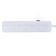 Listwa zasilająca MCE392 W 4 gniazda 3xUSB, 110-240V AC 50/60Hz, 2.1A max 2500W 1,5m biała