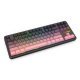 REDRAGON K728SP-RGB-PRO Antonium Pro klawiatura USB + RF Wireless + Bluetooth Czarny, Różowy