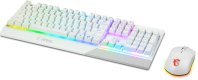 MSI S11-04DE305-CLA klawiatura Dołączona myszka Gaming USB QWERTZ Niemiecki Biały